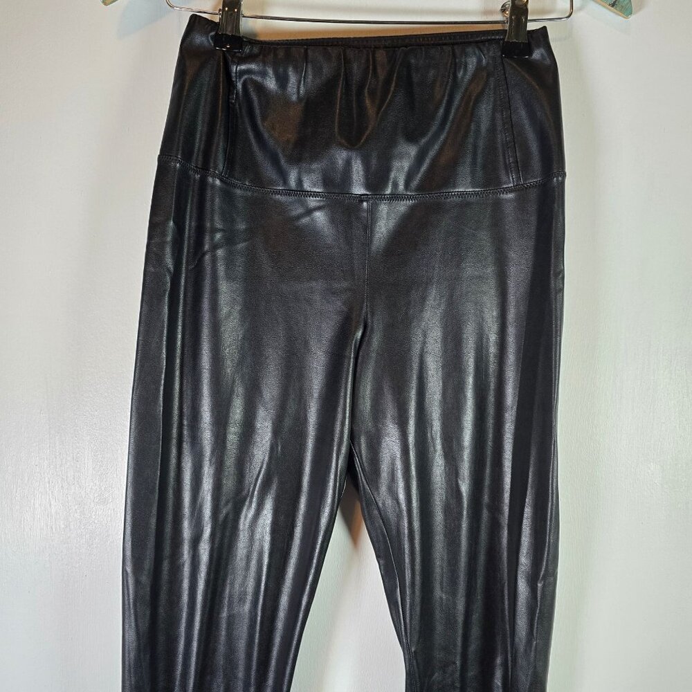 Wilfred Free Women's Faux Leather Daria Black Leggings Size Small - Picture 3 of 9